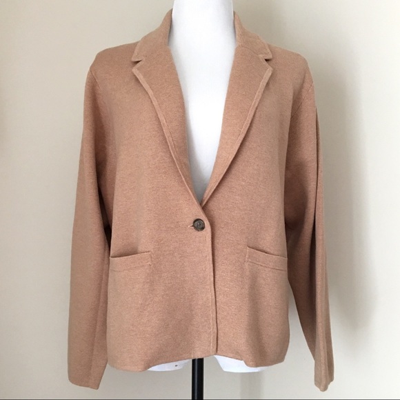 Jcrew 365 Margot Cropped Sweater Blazer 